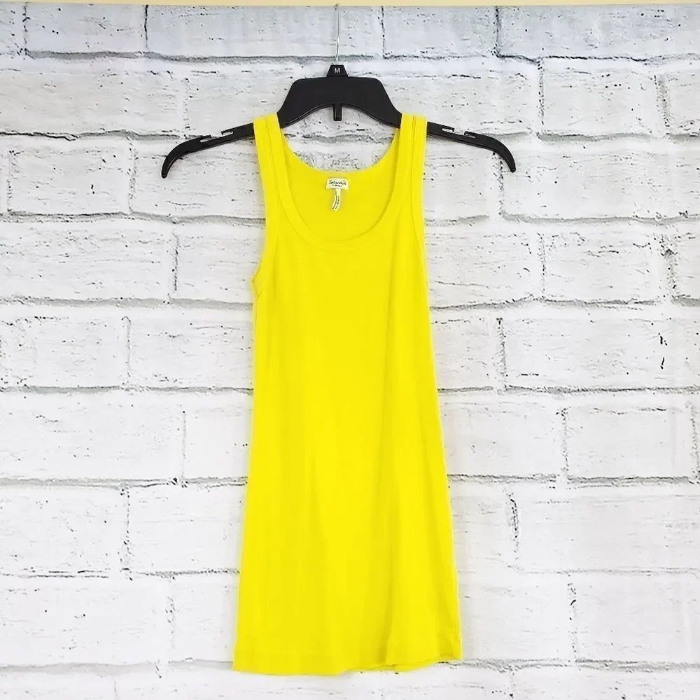 Splendid basic tanktop yellow size xs